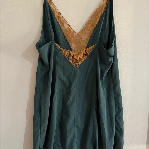 Free people Elegant Green and Gold Women's  dress - Picture 4 of 7